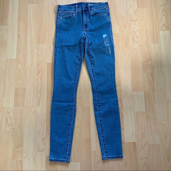 New Blue Gap Skinny Jeans Size 25 - Picture 1 of 8